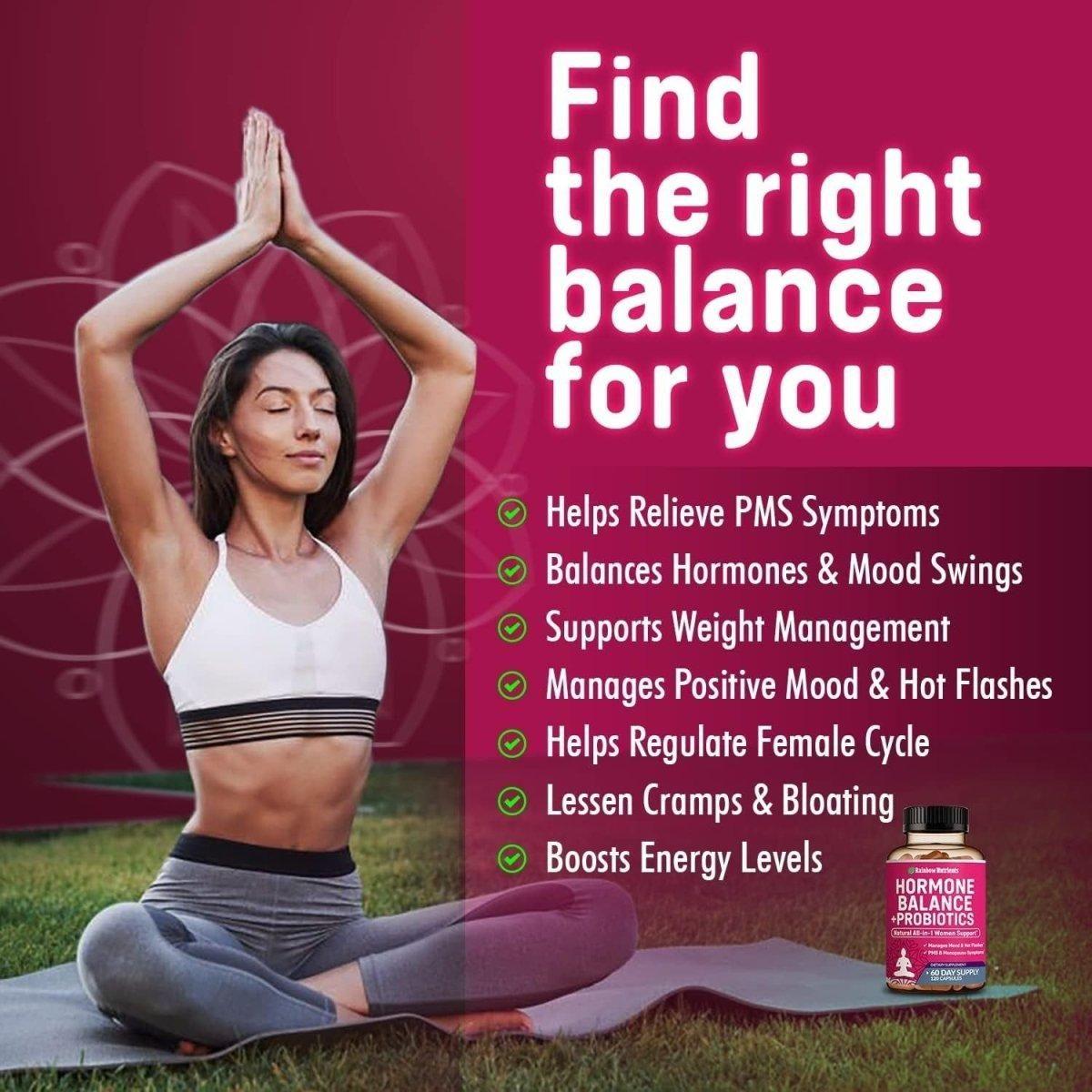 Women's Health Supplement with Probiotics & Hormone Support