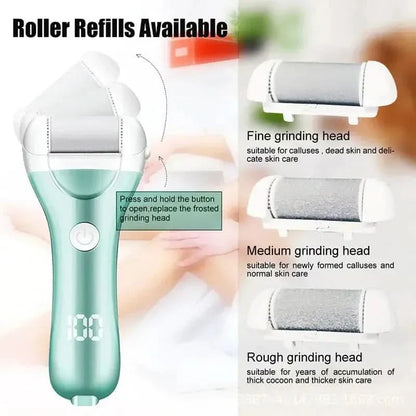 Portable Electronic Foot Exfoliator for Smooth Feet