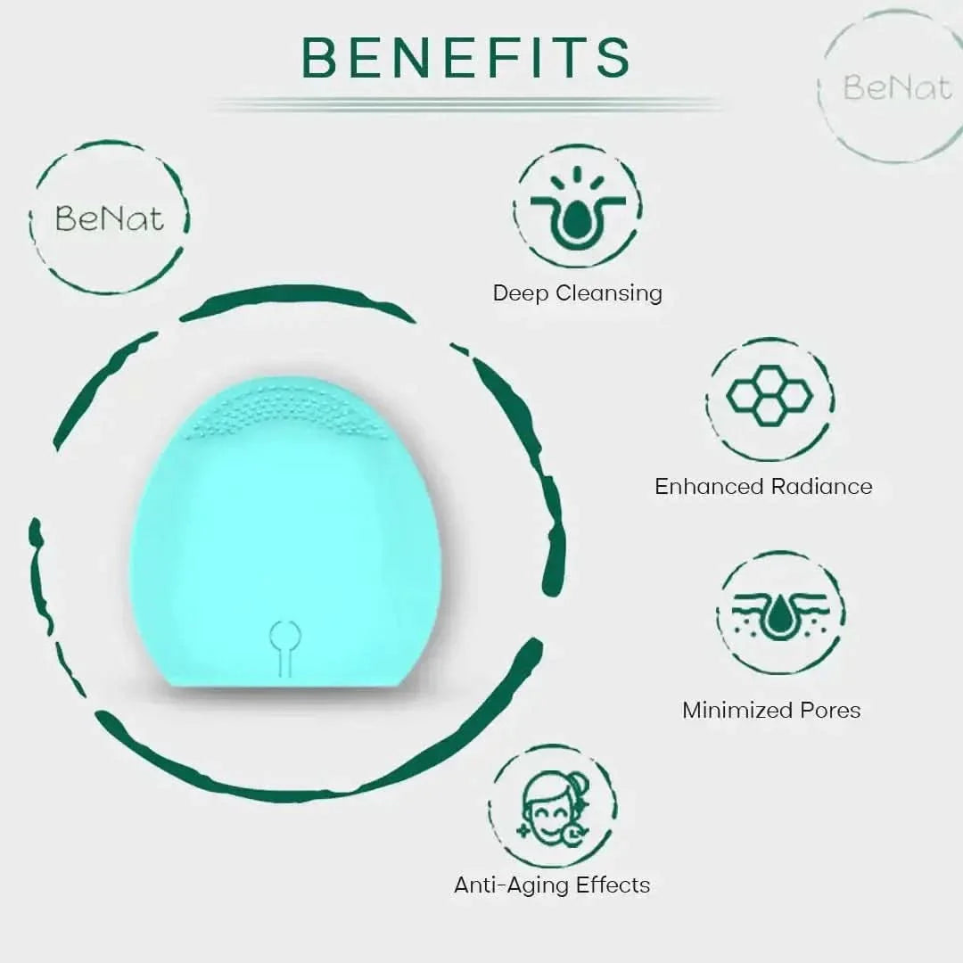 Portable 4-in-1 Facial Exfoliating Brush