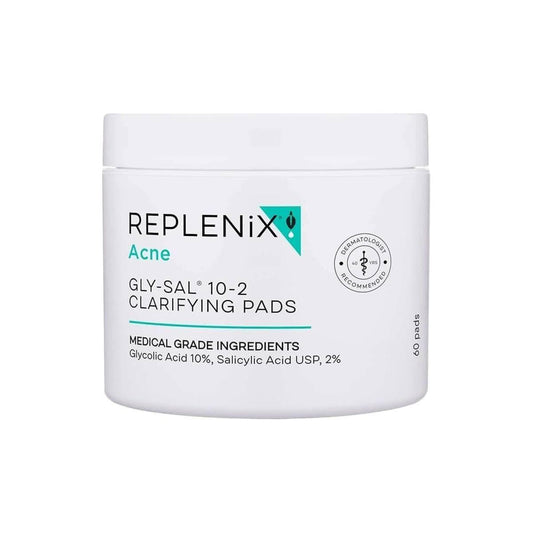 Glycolic Salicylic Acid Acne Treatment Pads 60 Pack - Mycosmeticslondon
