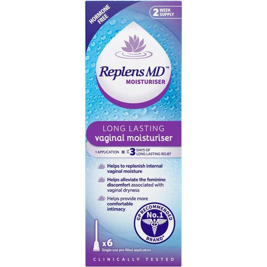 Gentle Vaginal Moisturizer Pack of 6 - Dryness Relief - Mycosmeticslondon