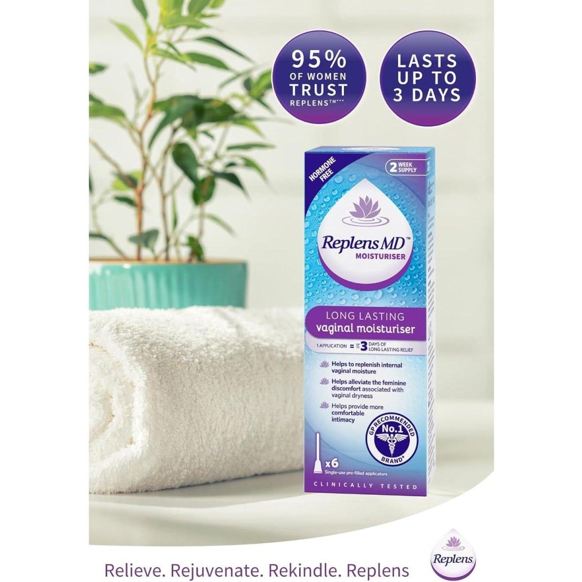 Gentle Vaginal Moisturizer Pack of 6 - Dryness Relief