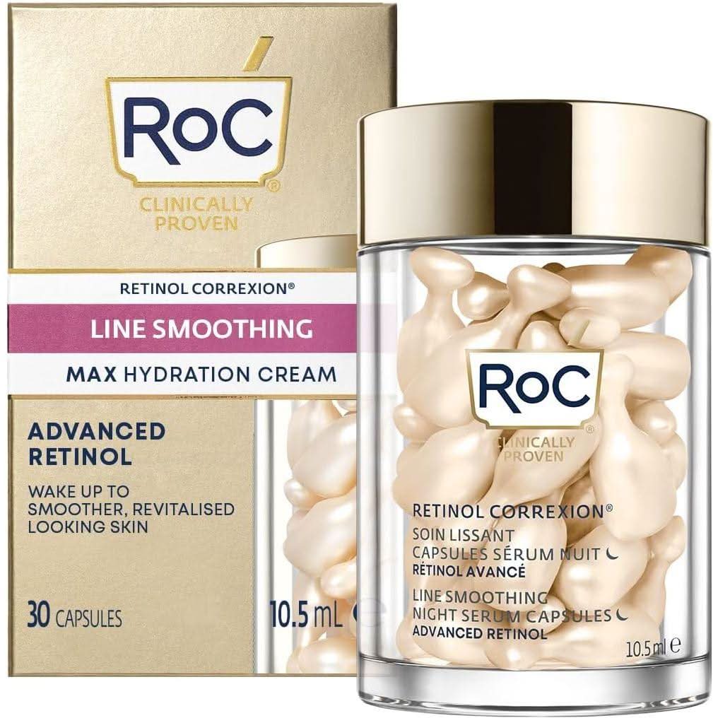 Anti Aging Night Serum Capsules with Retinol - Mycosmeticslondon
