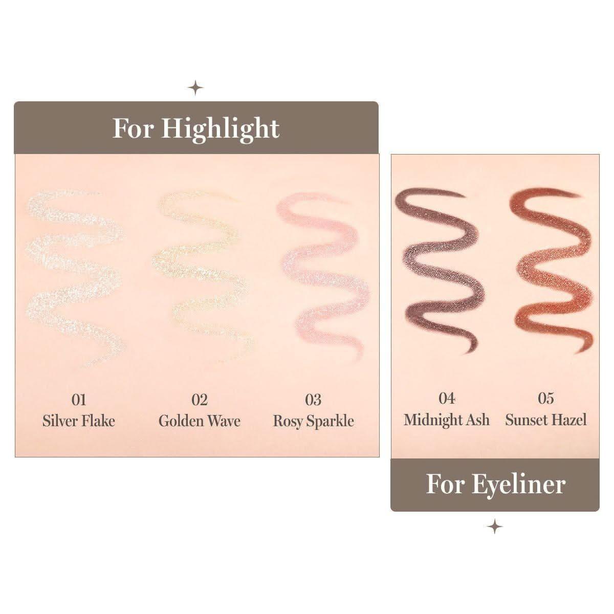Sparkly Fine Glitter Eye Liner Pen