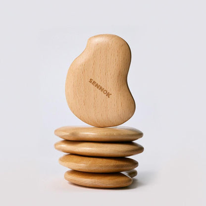 Natural Wood Guasha Massage Tool for Face & Body