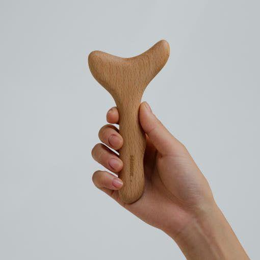 Natural Wood Massage Tool for Face and Body Relief - Mycosmeticslondon