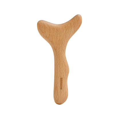 Natural Wood Massage Tool for Face and Body Relief