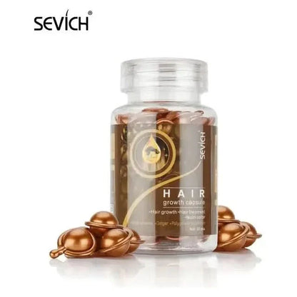 Natural Hair Growth Vitamin Supplement Capsules