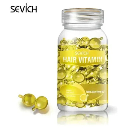 Natural Hair Growth Vitamin Supplement Capsules