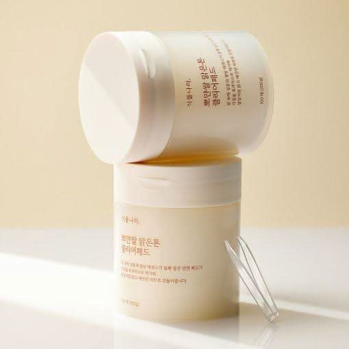 Glowing Skin Toner Pads - 100 Sheets for Brightening