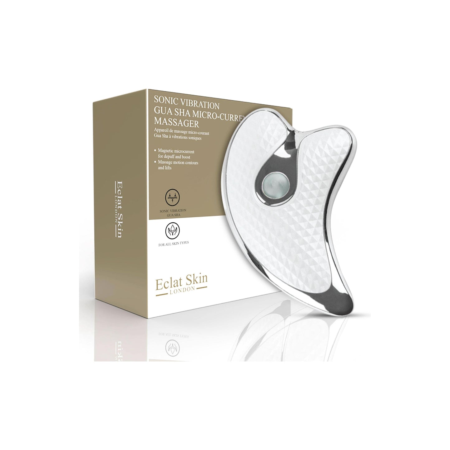 Natural Facial Gua Sha Massager for Lifting and Contouring - Mycosmeticslondon