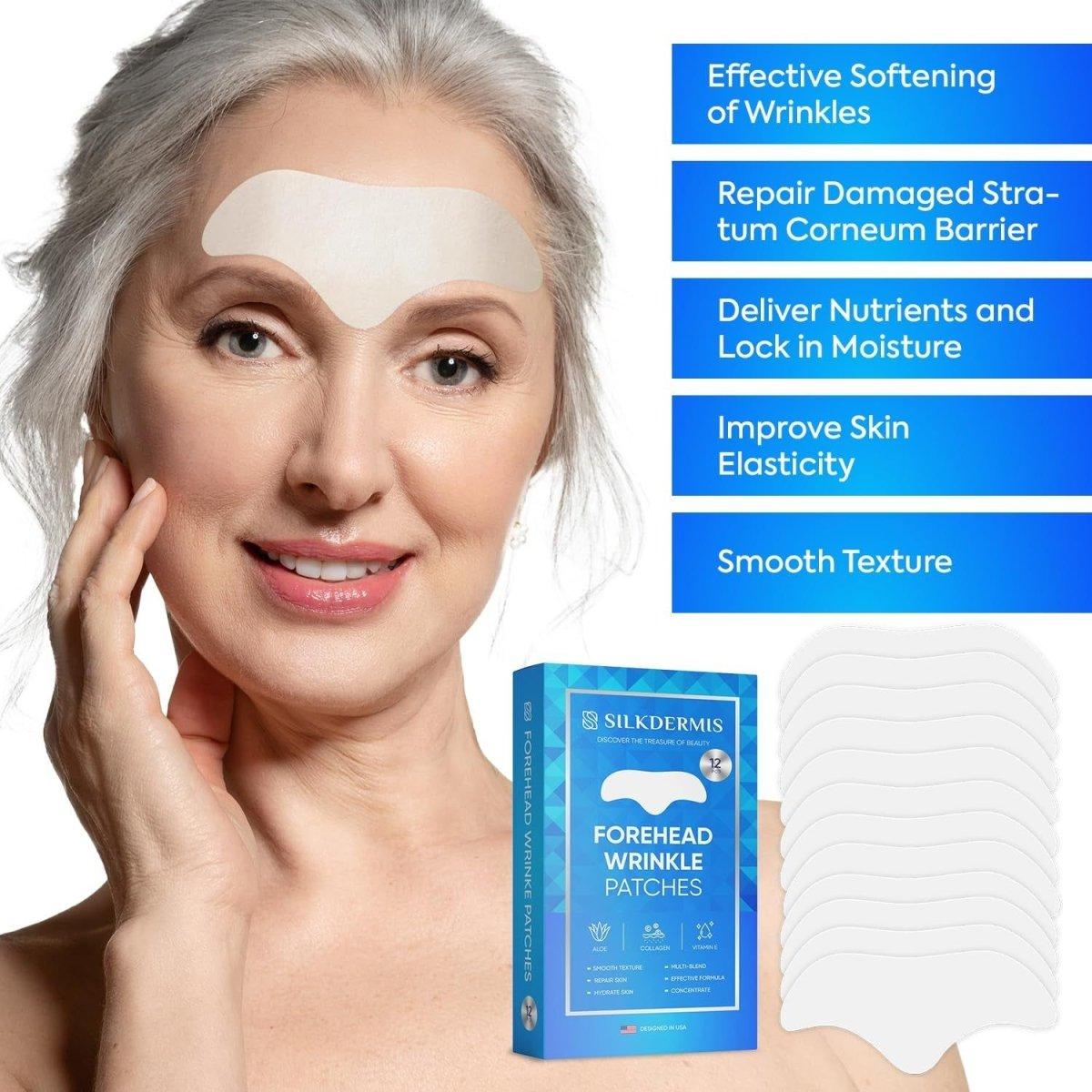 Smooth Forehead Wrinkle Stickers - 12 Pack