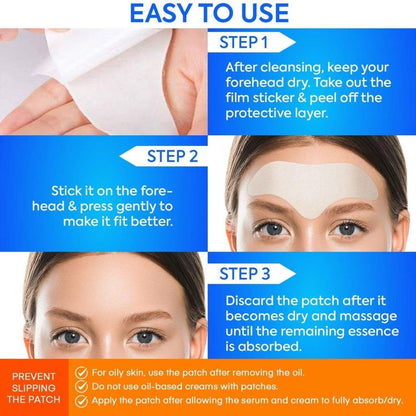 Smooth Forehead Wrinkle Stickers - 12 Pack