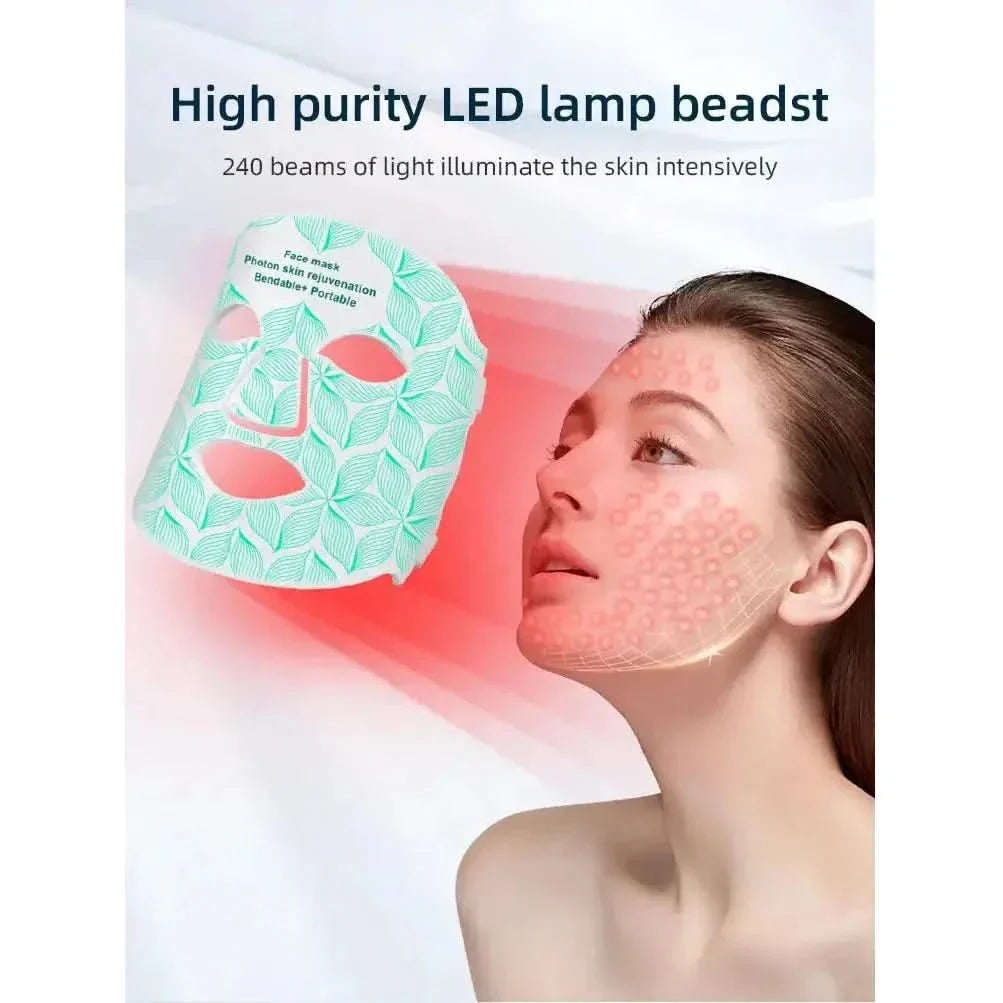 Advanced LED Face Mask - 7 Color USB Rechargeable Skin Revitalizer