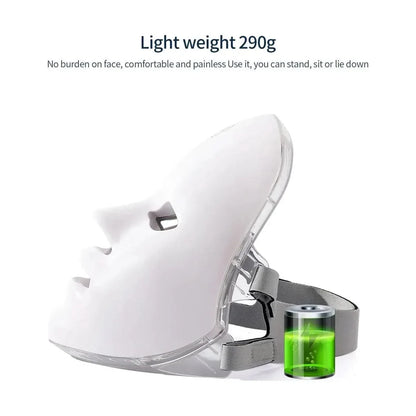 Advanced LED Face Mask - 7 Color USB Rechargeable Skin Revitalizer