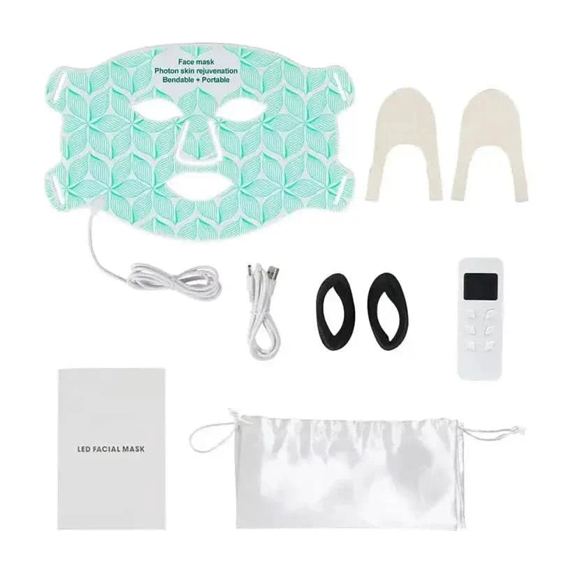 Advanced LED Face Mask - 7 Color USB Rechargeable Skin Revitalizer