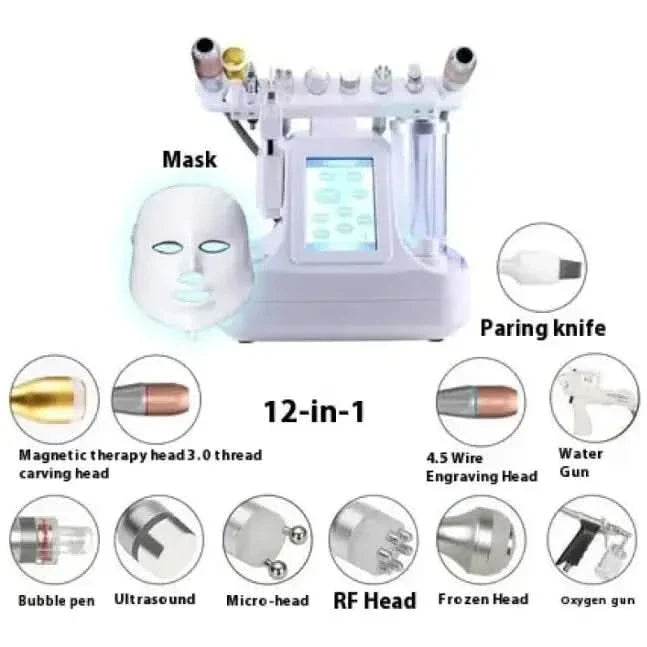 Advanced Facial Cleansing Brush with Light Therapy