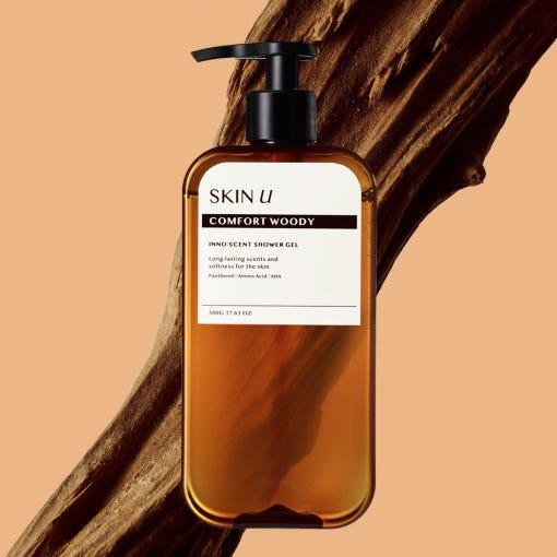 Gentle Woody Shower Gel - Soothing Body Wash 500g - Mycosmeticslondon