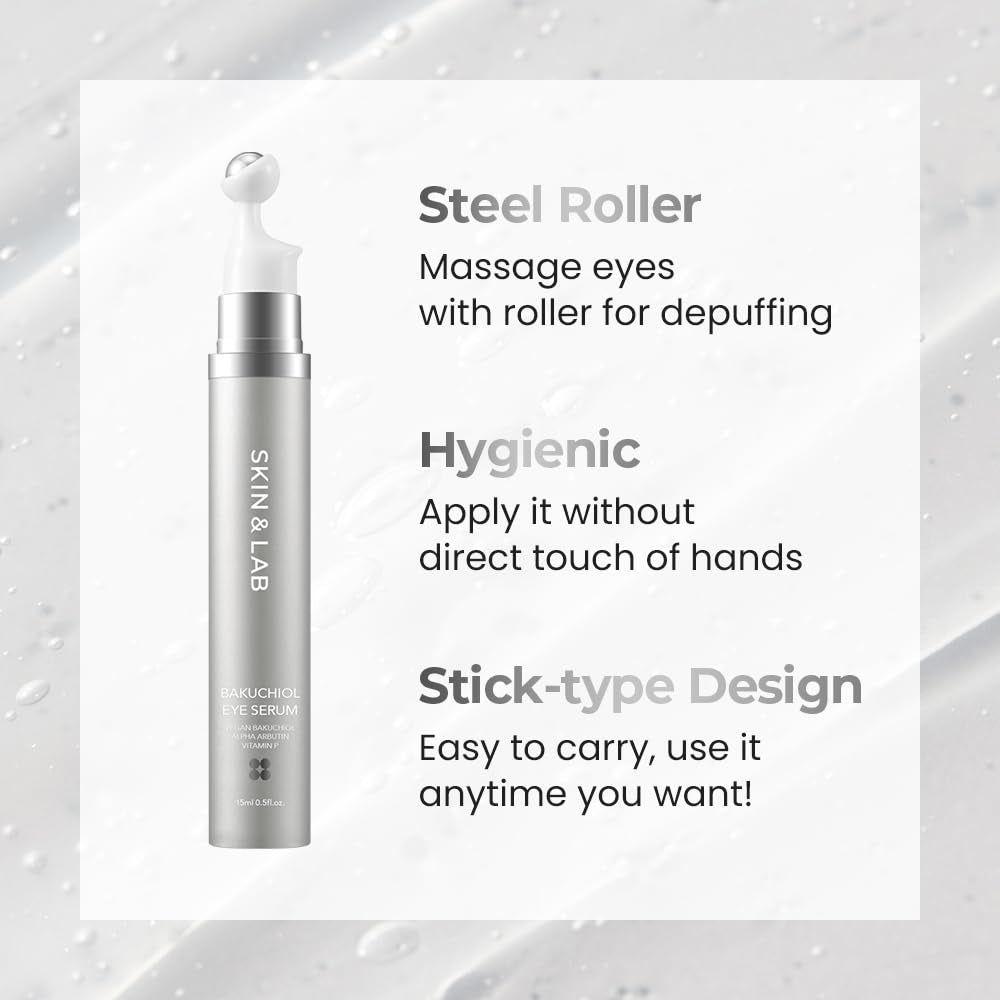Natural Eye Serum Roll-On with Caffeine 15ml