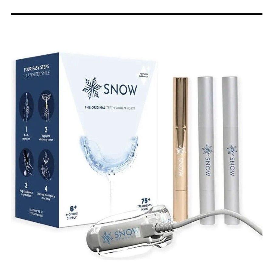 Advanced Home Teeth Whitening System with LED Light