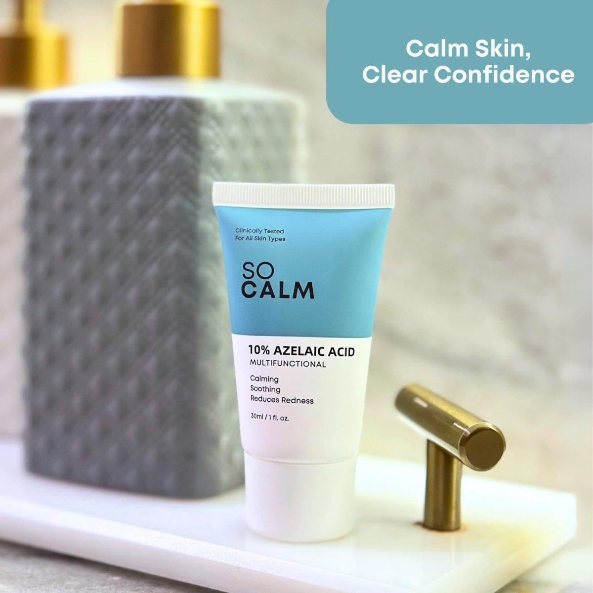 Gentle Azelaic Acid Face Cream for Rosacea & Acne