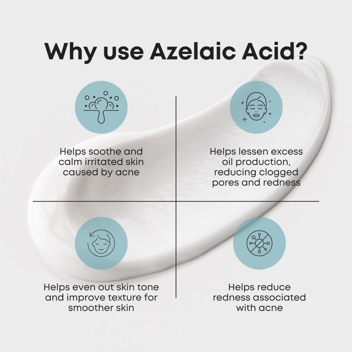 Gentle Azelaic Acid Face Cream for Rosacea & Acne