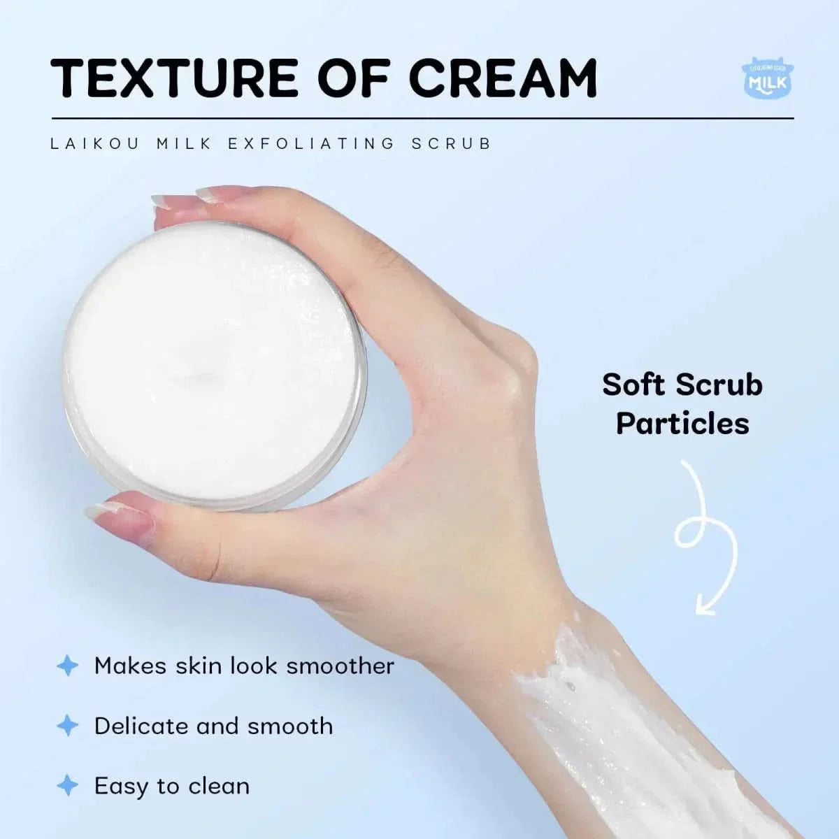 Gentle Exfoliating Face Cleanser Scrub - Mycosmeticslondon