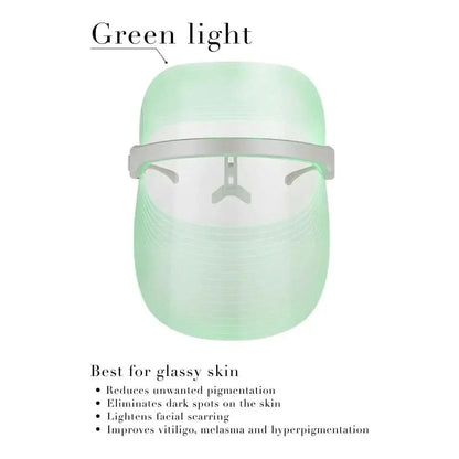 Advanced 4 Color LED Face Mask Light Therapy