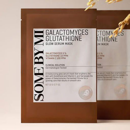 Natural Brightening Face Masks - 10 Pack Glow Serum Sheets