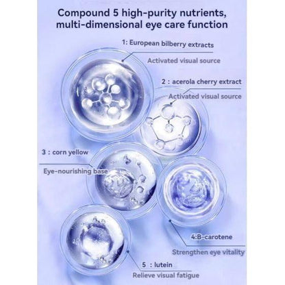 Kids Eye Health Supplement Tablets with Lutein and Bilberry