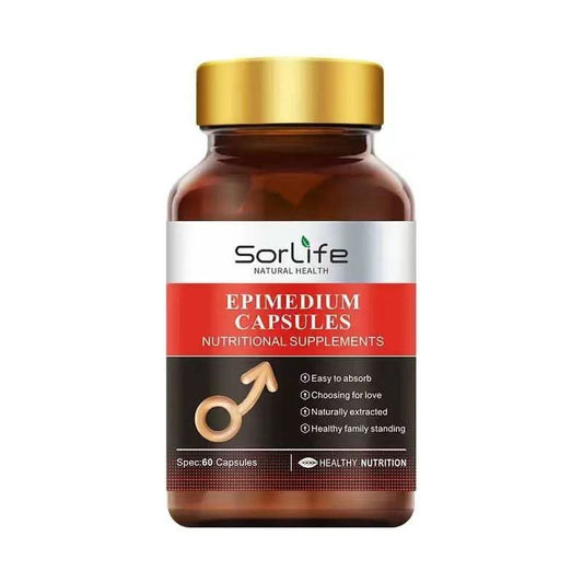 Natural Male Energy Booster Supplement 60 Capsules - Mycosmeticslondon