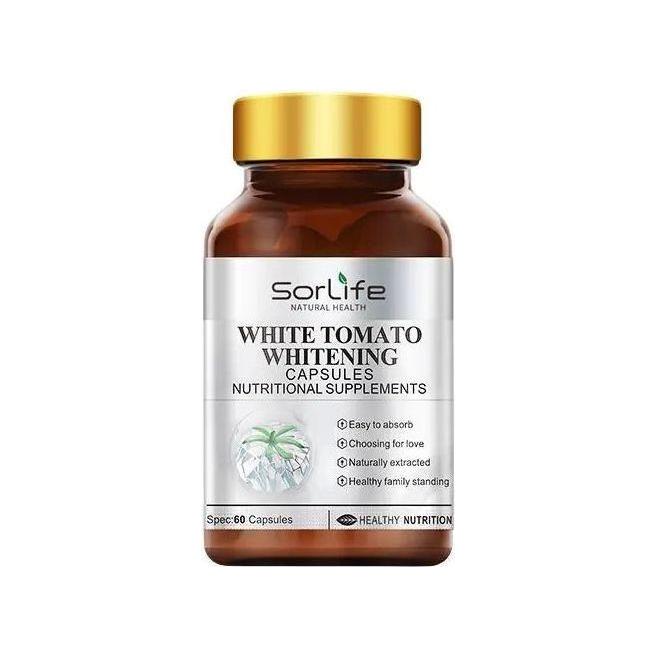 Natural Skin Brightening Anti Aging Supplements 60 Capsules - Mycosmeticslondon