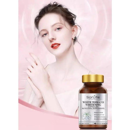 Natural Skin Brightening Anti Aging Supplements 60 Capsules