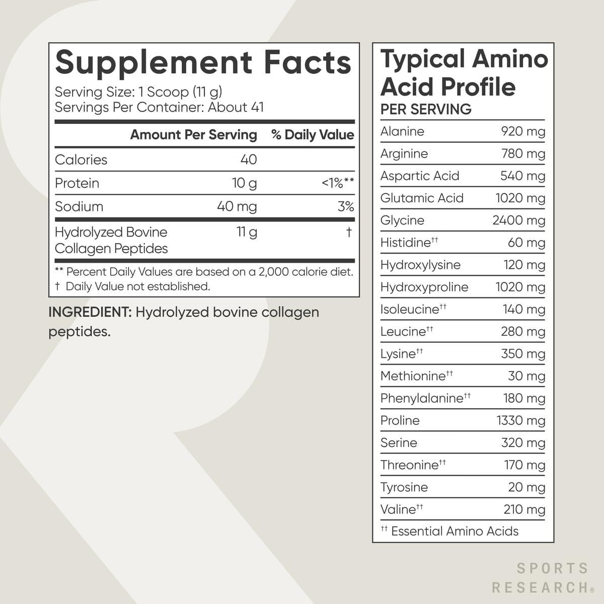 Pure Collagen Protein Powder Unflavored 16oz