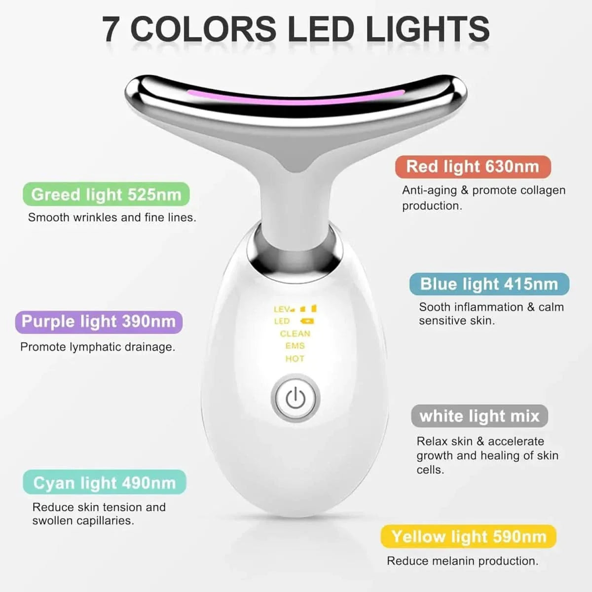 At-Home Anti-Aging Red Light Facial Device