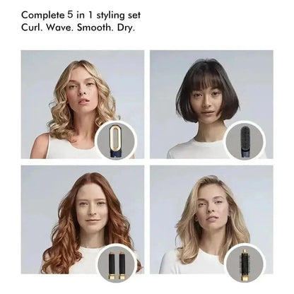 Easy Hair Curler Set with Straightening Tool