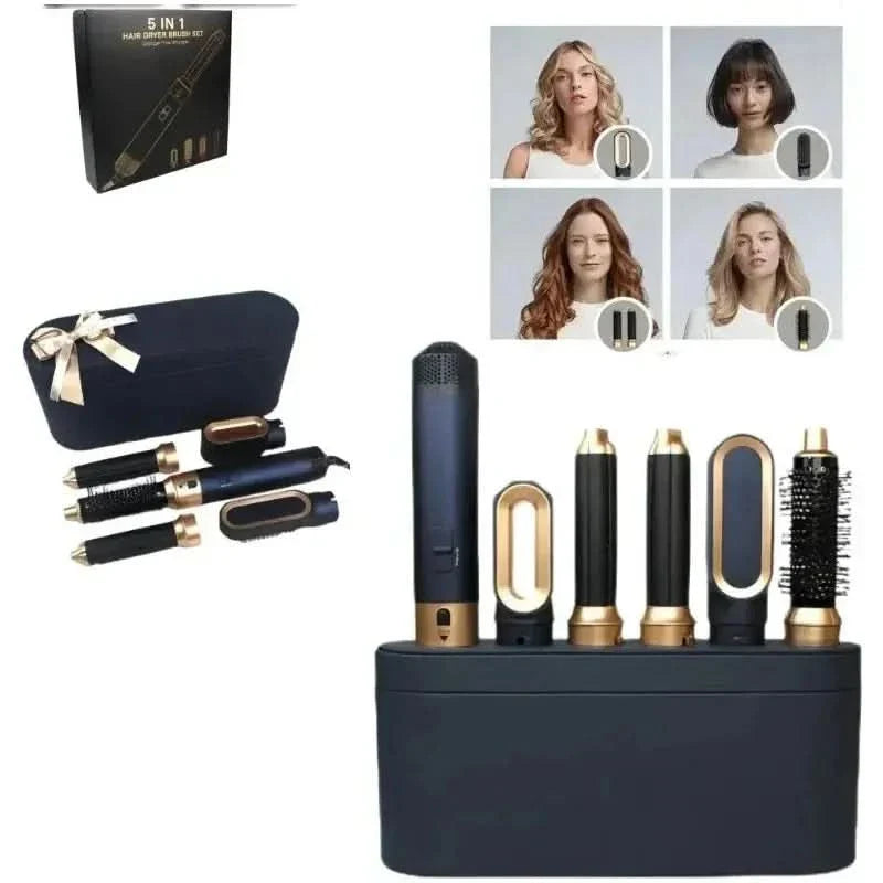 Easy Hair Curler Set with Straightening Tool