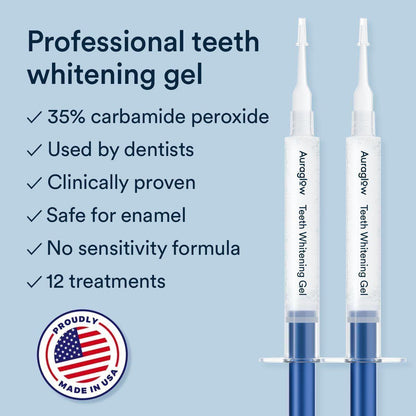 Professional At-Home Teeth Whitening Kit with LED Light
