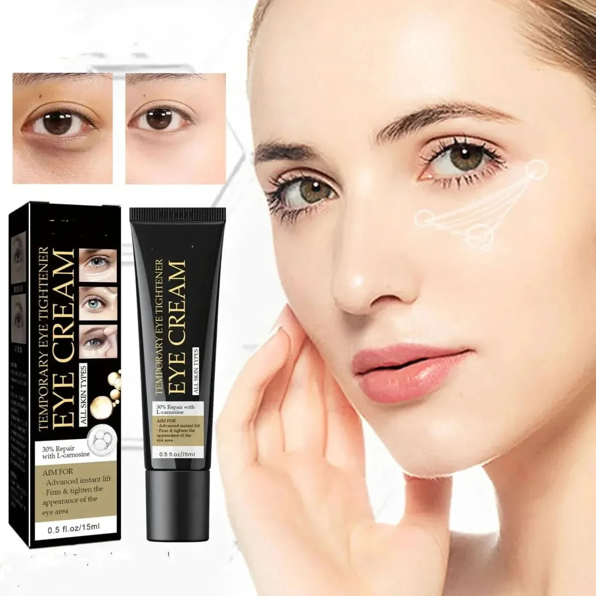 Fast Firming Anti Aging Eye Cream 15ml - Mycosmeticslondon