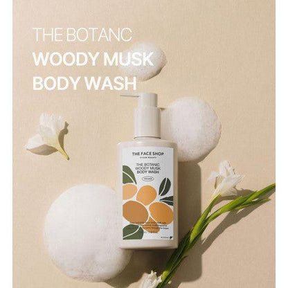 Natural Woody Body Wash Vegan Cleanser 350ml