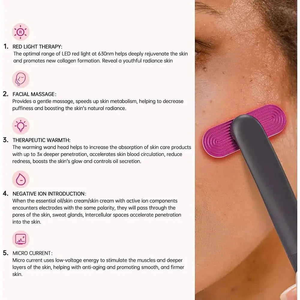Relaxing Heat Face Massager