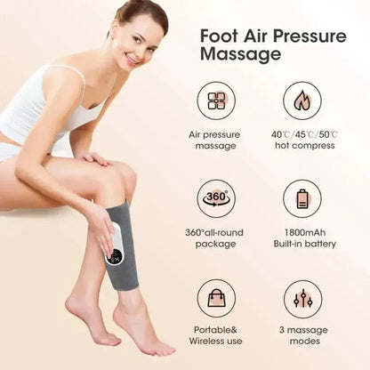 Advanced Leg Massager with Heat and Kneading Function
