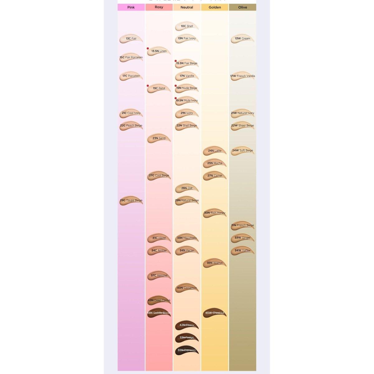 Long Lasting Red Cushion SPF Foundation 45 Shades
