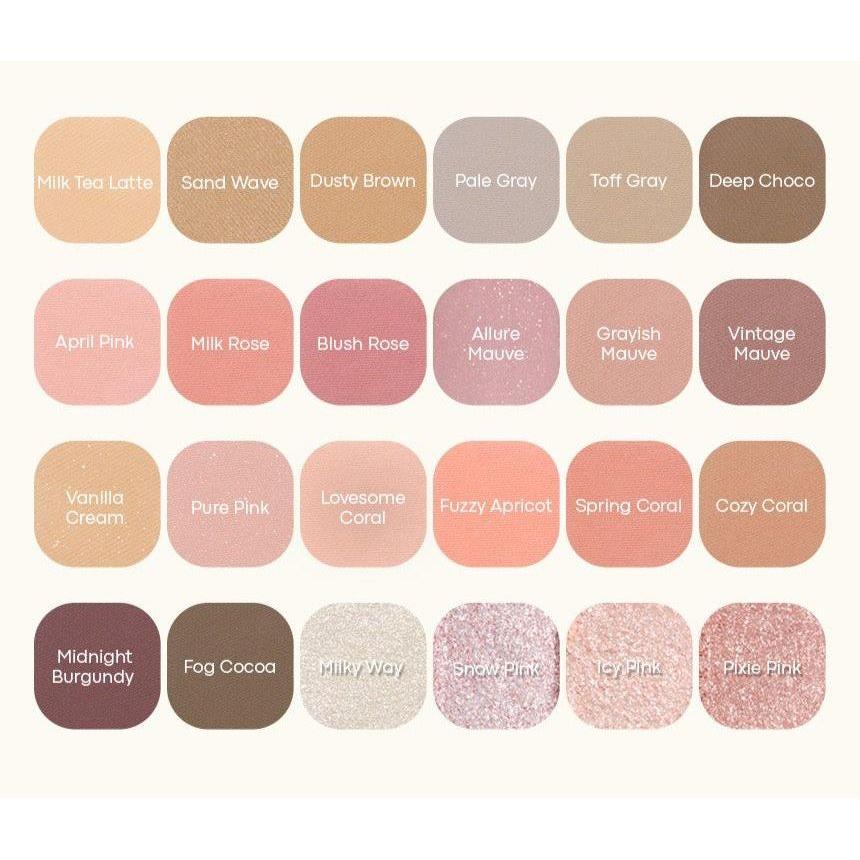 Soft Eye Shadow Palette with Smooth Finish