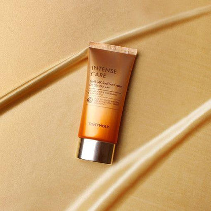 Luxury Gold Snail SPF 50 Sunscreen Cream 50ml - Mycosmeticslondon