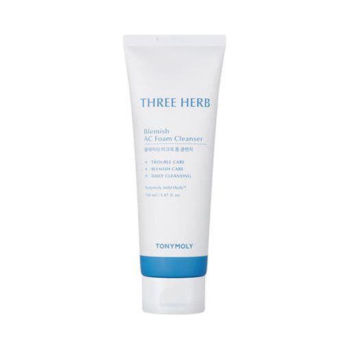 Natural Herbal Facial Foam Cleanser for Acne Skin