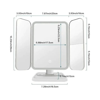 Natural Light LED Mirror for Perfect Makeup