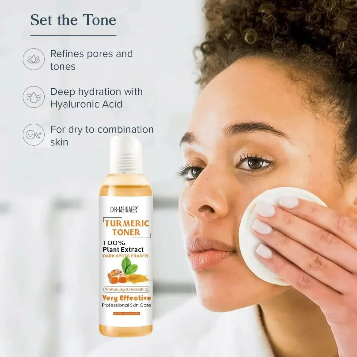 Natural Turmeric Face Toner for Acne & Glowing Skin