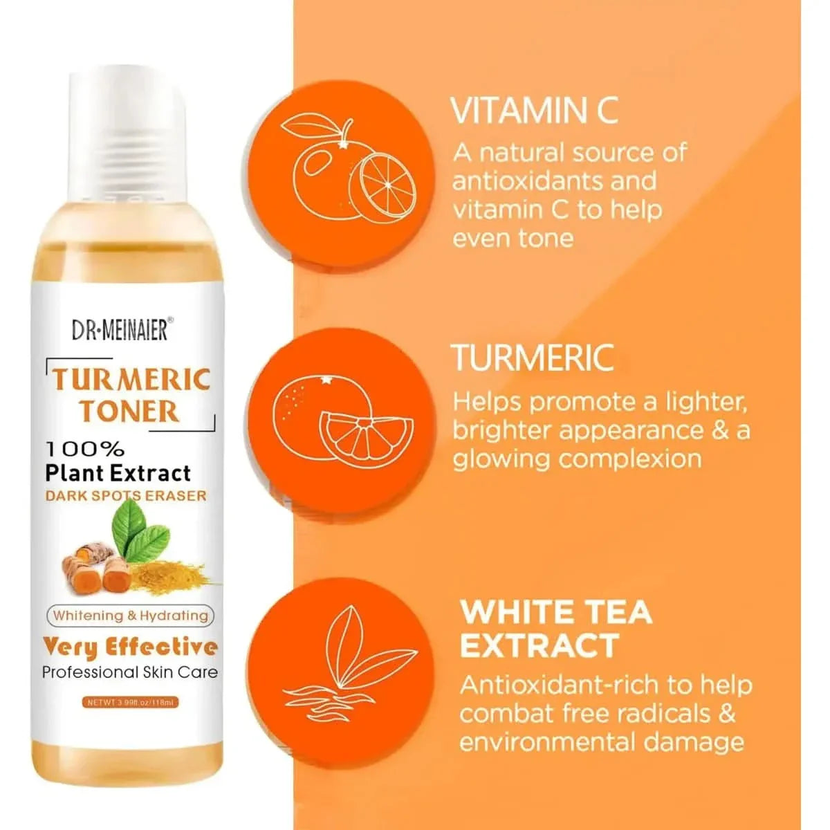 Natural Turmeric Face Toner for Acne & Glowing Skin