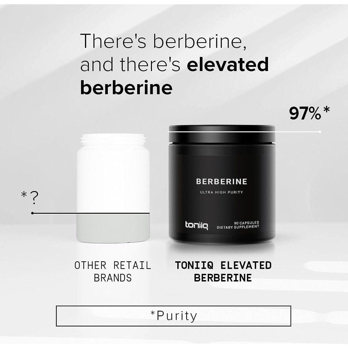 Pure Berberine HCl 500mg - 90 Vegan Capsules | High Potency